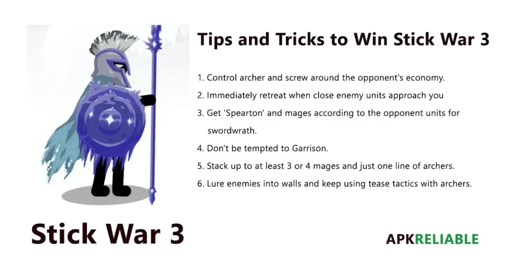 Tips And Tricks To Win Stick War 3